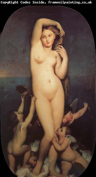 Jean-Auguste Dominique Ingres Love and beautiful goddess
